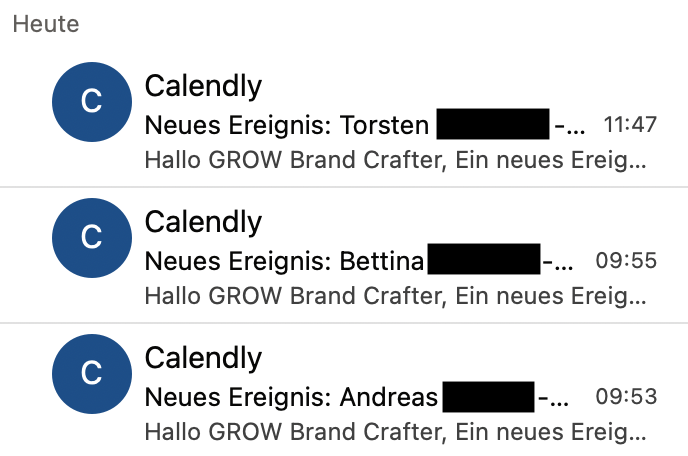 Termine direkt im Kalender
